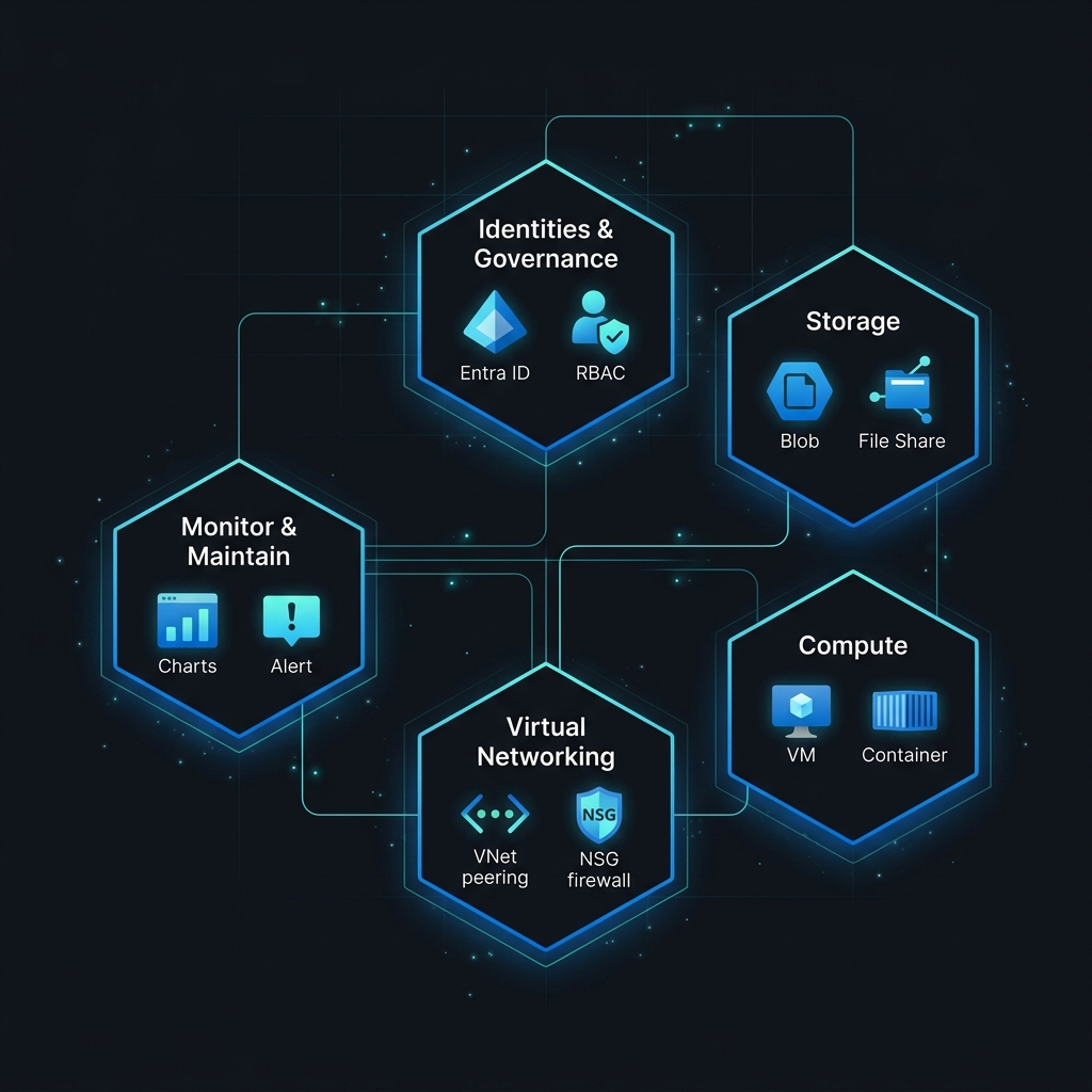 AZ-104 Architecture Diagram