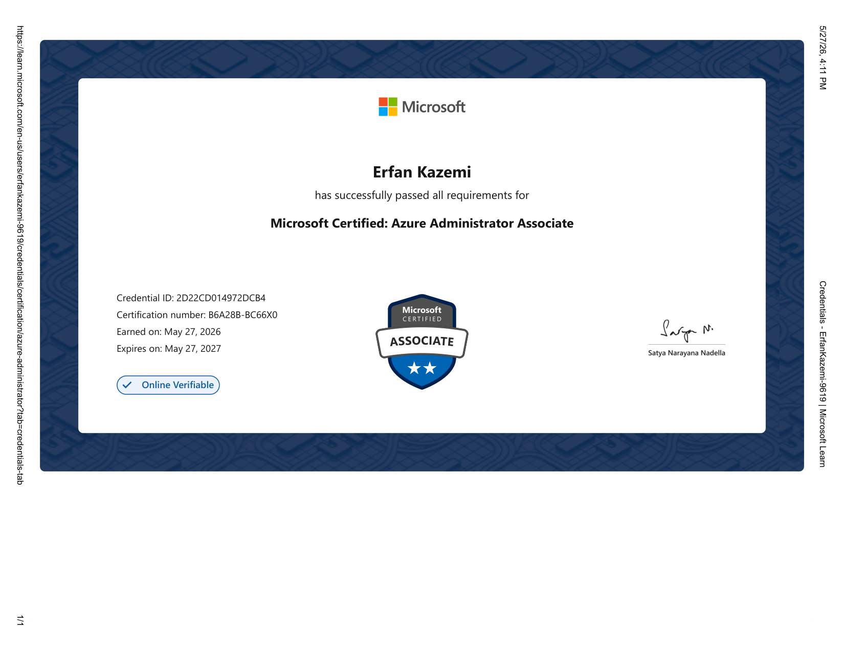 Azure Administrator Associate